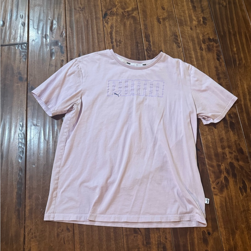 Puma Women's Light Pink Short Sleeve Tee